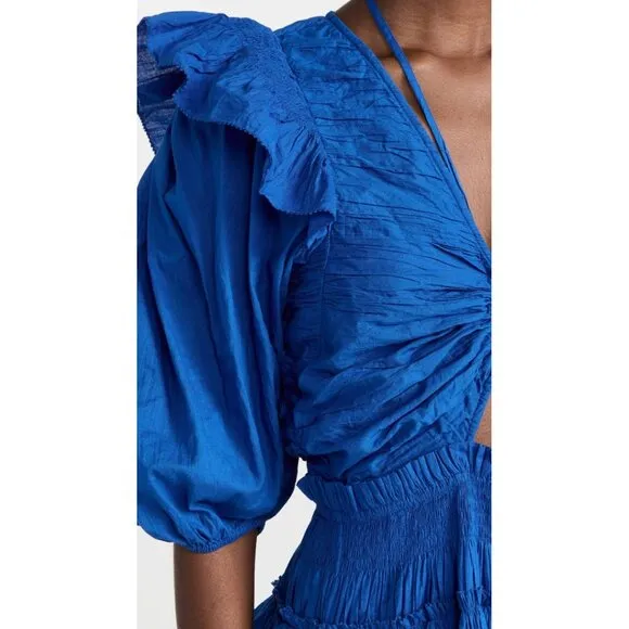 New Sea New York Paco Puff Sleeve Tiered Dress Size XS MSRP $514