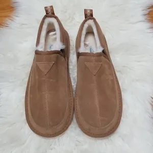New! Smith's Workwear Suede Shearling Slip On Shoes