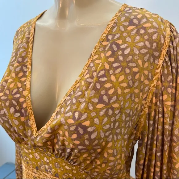 New Ulla Johnson Hayana Dress Sz 10 Silk Mini Citrine $695