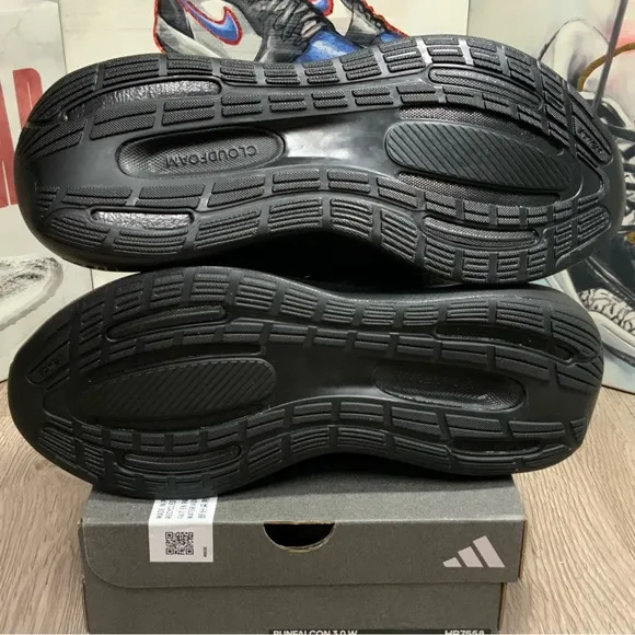 New Women Adidas Runfalcon 3.0 HP7558 Black Running Shoes Sizes 7W-8.5Women