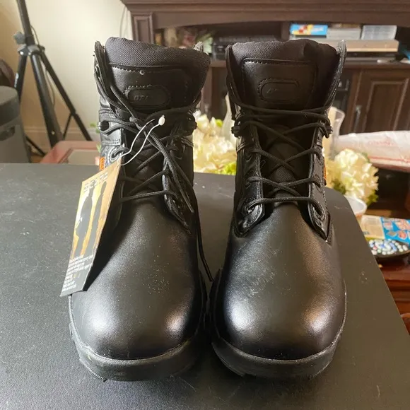 New Zippered 3/4 Uniform Boots Size 12