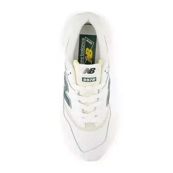 New Balance 997R U997RGA Sneakers Men's White Green Low Top Running Shoes TF1166