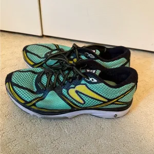 Newton Green and Yellow Running Shoes