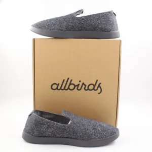 NIB Allbirds Women's Wool Lounger Slip-On Shoes in Natural Grey/Dark Grey US 10