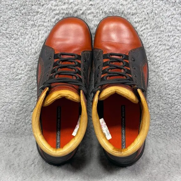 Nike ACG Air Adventurist Mens Size 6.5 Hiking Boots Black Brown Leather Vintage