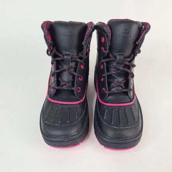 Nike ACG Woodside 2 Little Girl's Winter Boots Black Pink