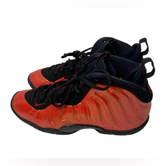 NIKE Air FOAMPOSITE ONE GS ‘Habanero Red’ YOUTH Sneakers Size 7 (644791-603)