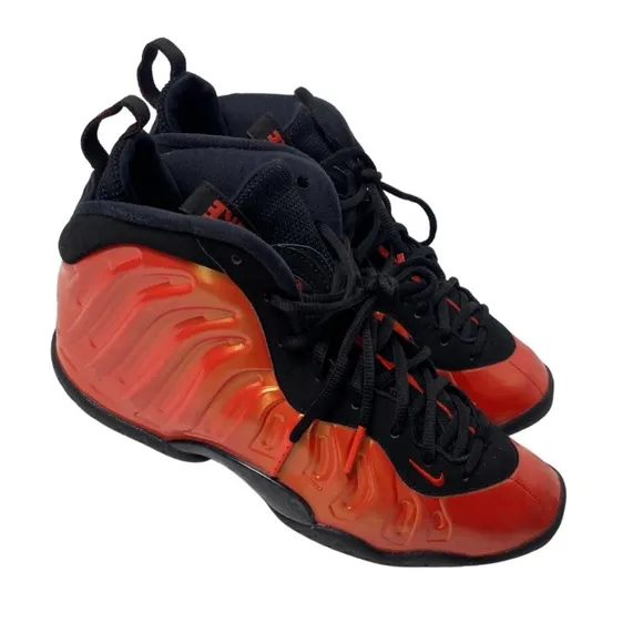 NIKE Air FOAMPOSITE ONE GS ‘Habanero Red’ YOUTH Sneakers Size 7 (644791-603)