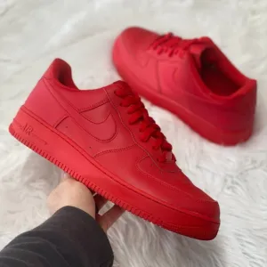 Nike Air Force 1 Low Mens Casual Sneaker Shoes Red CW6999-600 VNDS Size 13