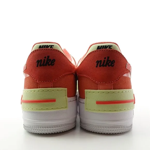 Nike Air Force 1 Shadow White Magic Ember Shoes Womens 12 CI0919-110 Mens 10.5