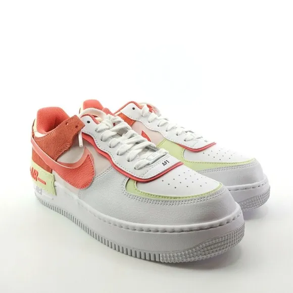 Nike Air Force 1 Shadow White Magic Ember Shoes Womens 12 CI0919-110 Mens 10.5