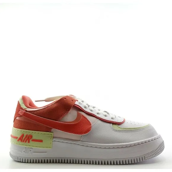 Nike Air Force 1 Shadow White Magic Ember Shoes Womens 12 CI0919-110 Mens 10.5