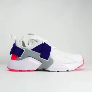 Nike Air Huarache City Low Athletic Shoes White Pink AH6804 101 Womens Size 6