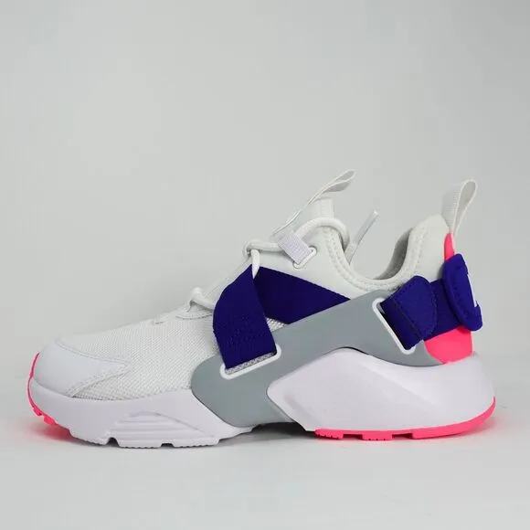 Nike Air Huarache City Low Athletic Shoes White Pink AH6804 101 Womens Size 6