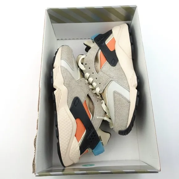 Nike Air Huarache Moon Fossil Dutch Blue Rattan Shoes DO7261-087 Womens Size 6