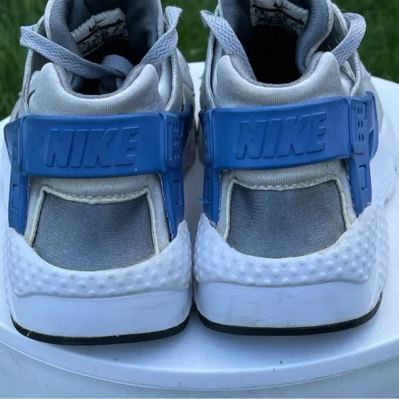 Nike Air Huarache Ultra Shoes Big Kids 6.5 Gray Blue 654275-027 Running Sneakers