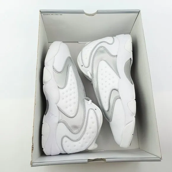 Nike Air Jordan OG White Metallic Silver Women's Size 11 CW0907 100 Mens 9.5