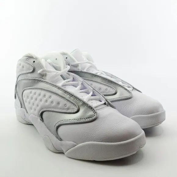 Nike Air Jordan OG White Metallic Silver Women's Size 11 CW0907 100 Mens 9.5