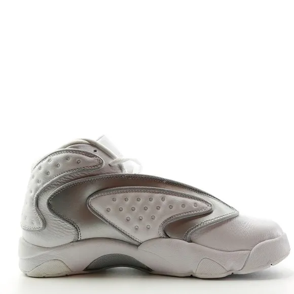 Nike Air Jordan OG White Metallic Silver Women's Size 11 CW0907 100 Mens 9.5