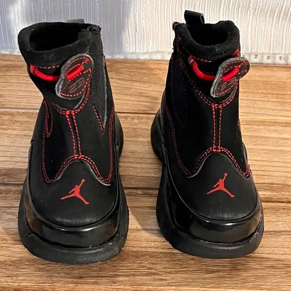 Nike Air Jordan OTToddlers Boots Black Red.