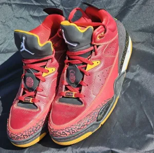 Nike Air Jordan  SON OF MARS Low Hawks Red Black 580603-607 US Mens Sz 11