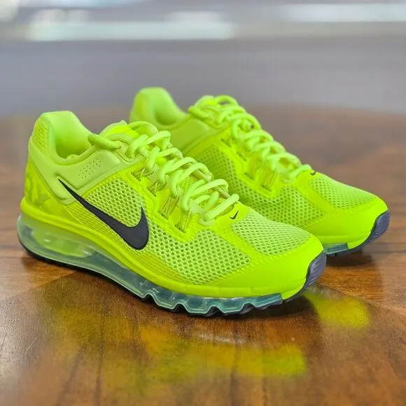 Nike Air Max 2013 Running Shoes HF3660-700 Volt Cyber Black Women's Size 8.5 New