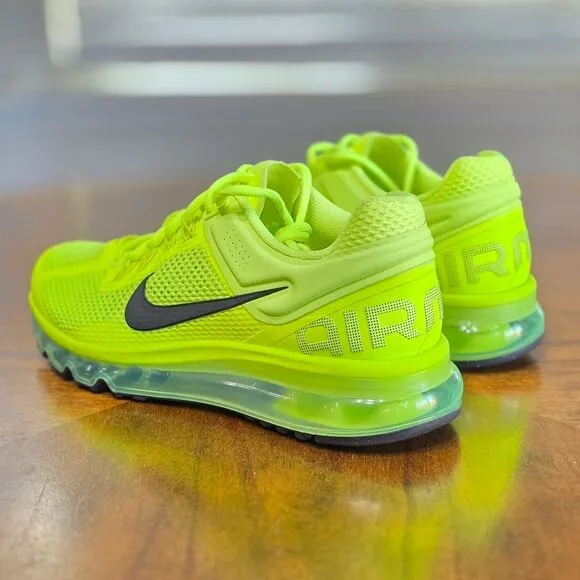 Nike Air Max 2013 Running Shoes HF3660-700 Volt Cyber Black Women's Size 8.5 New