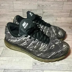 Nike Air Max 2016 Print Shoes Black White Reflective Zebra  Running Shoe-11