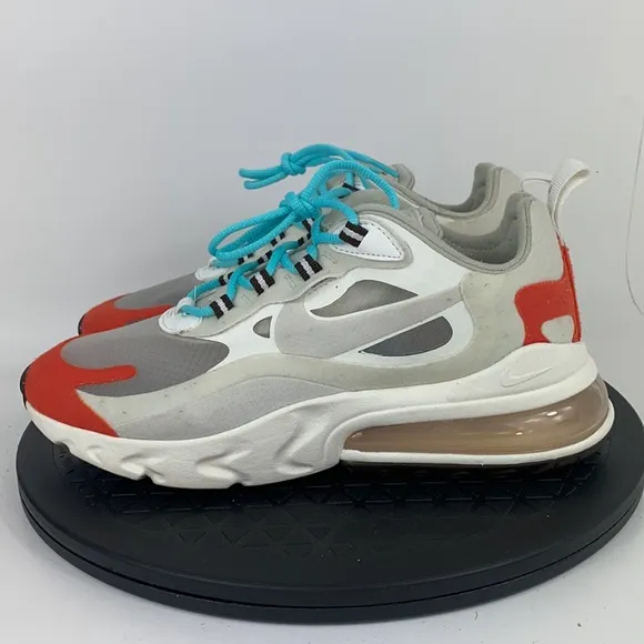 Nike Air Max 270 React 'Mid-Century' Running Shoes AT6174-200 Women's Size 6.5