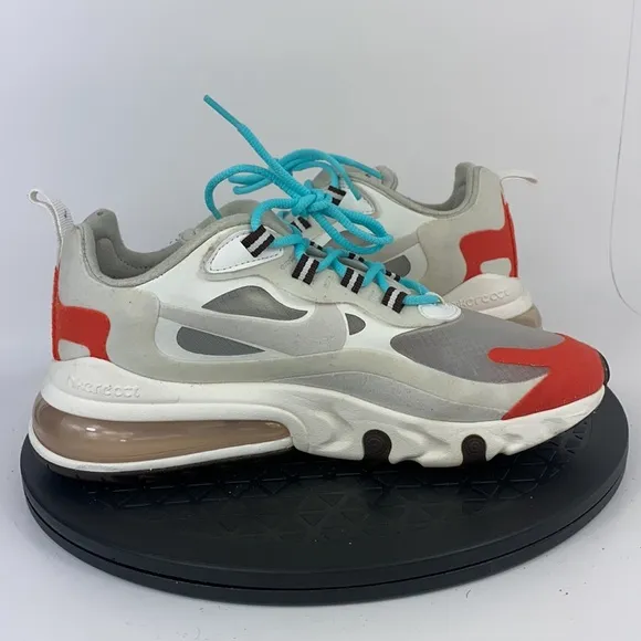 Nike Air Max 270 React 'Mid-Century' Running Shoes AT6174-200 Women's Size 6.5