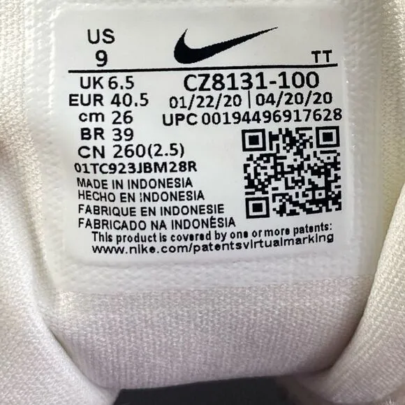 Nike Air Max 270 React Washed Coral sneaker athletic shoes womens size 9