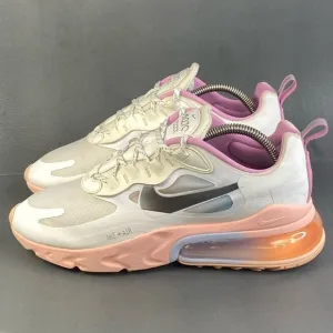 Nike Air Max 270 React Washed Coral sneaker athletic shoes womens size 9
