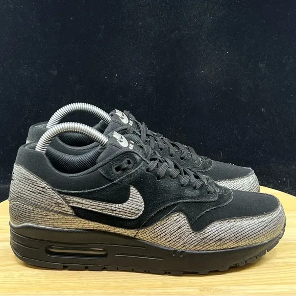 Nike Air Max 454746-005 Premium Black Metallic Hematite Women’s Sz 7.5 Running