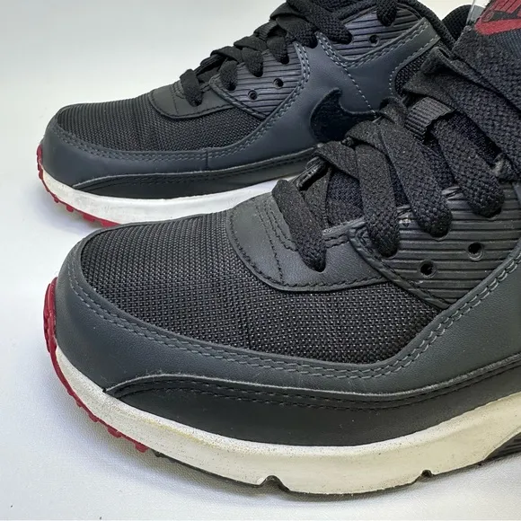 Nike Air Max 90 Anthracite Team Red size 5Y Nike Air Max 90 Shoes black burgundy