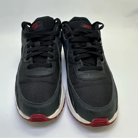 Nike Air Max 90 Anthracite Team Red size 5Y Nike Air Max 90 Shoes black burgundy
