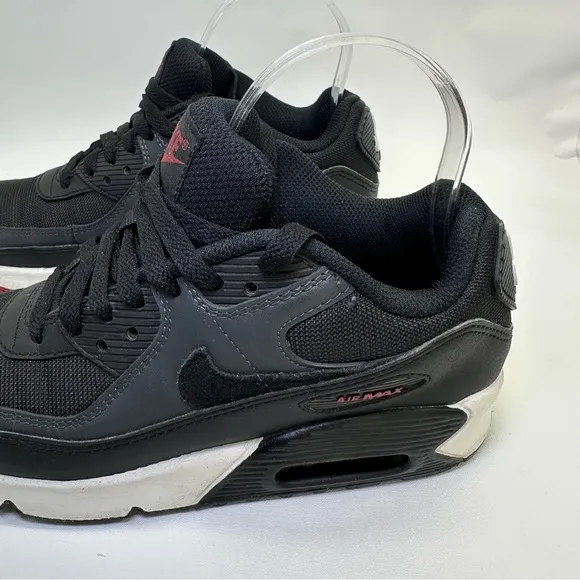 Nike Air Max 90 Anthracite Team Red size 5Y Nike Air Max 90 Shoes black burgundy