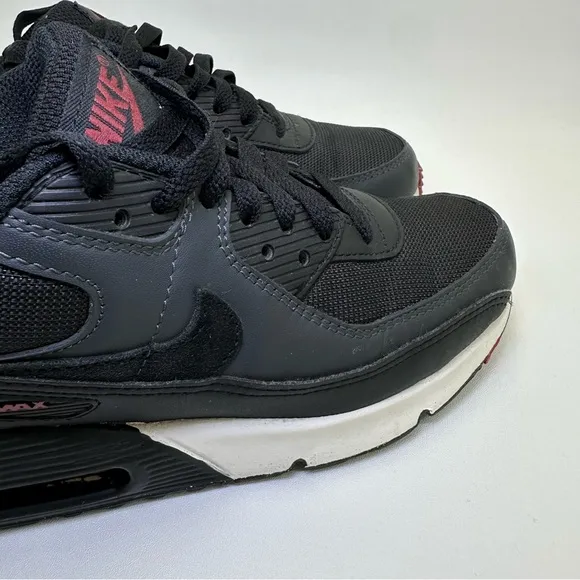 Nike Air Max 90 Anthracite Team Red size 5Y Nike Air Max 90 Shoes black burgundy