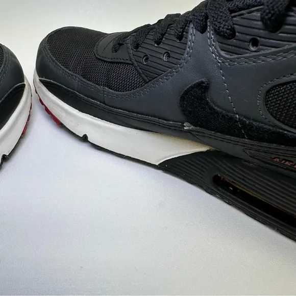 Nike Air Max 90 Anthracite Team Red size 5Y Nike Air Max 90 Shoes black burgundy