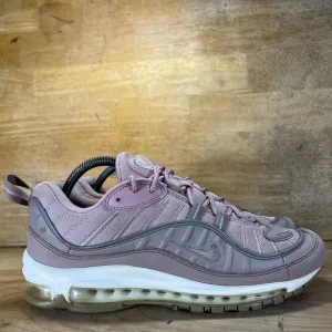 Nike Air Max 98 REFLECTIVE Mens Size 8.5 Shoes Sneakers Pink Pumice 640744-200