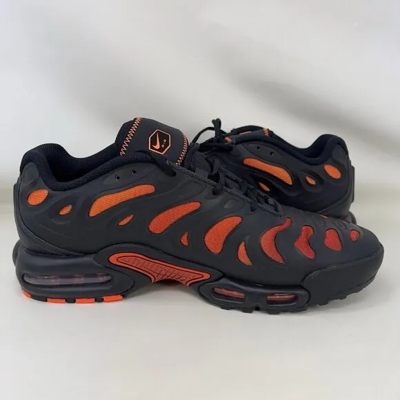 Nike Air Max Plus Drift Running Shoes Black Red Men’s Size 11
