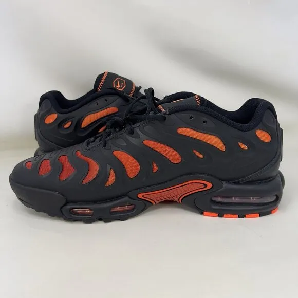 Nike Air Max Plus Drift Running Shoes Black Red Men’s Size 11
