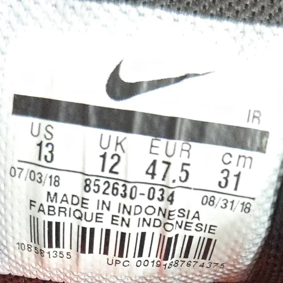 Nike Air Max Plus Men’s SZ.13 &quot;Hot Lava&quot; 852630-034 Running Shoes New