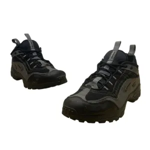 Nike Air Mens Black &amp; Gray Gore-Tex XCR Kahtoola Ice Grips Hiking Shoes Sz 12.5