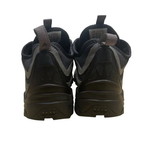 Nike Air Mens Black &amp; Gray Gore-Tex XCR Kahtoola Ice Grips Hiking Shoes Sz 12.5