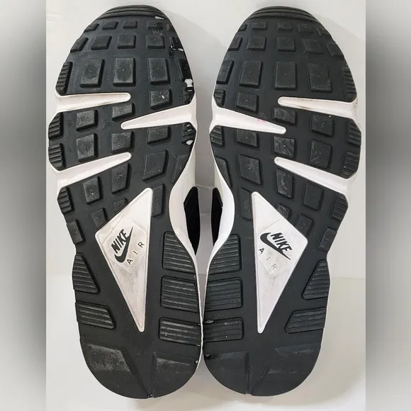 Nike Air Men's Black/White Huarache OG Orca Running Shoes Sneakers, sz 12