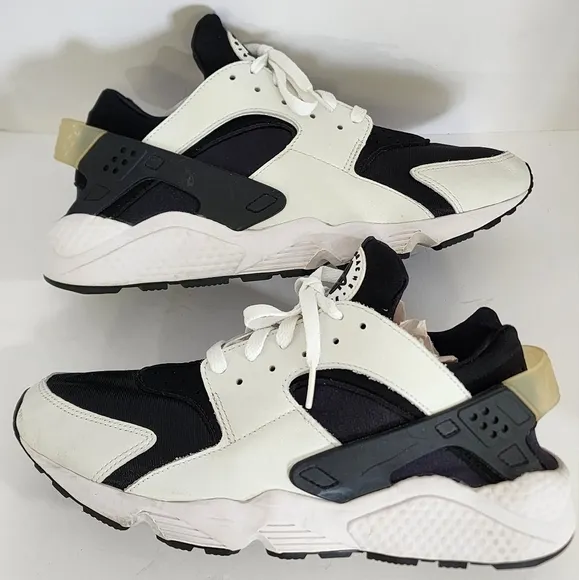 Nike Air Men's Black/White Huarache OG Orca Running Shoes Sneakers, sz 12