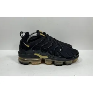 Nike Air VaporMax Plus Running Shoes Black Gold CW7299-001 Men’s Size 10