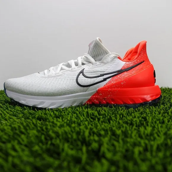 Nike Air Zoom Infinity Tour Golf White Black Red CT0541 124 Mens Size 8 Wide
