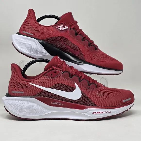 Nike Air Zoom Pegasus 41 Arizona Cardinals Running Shoe FZ5077-600 Men Sz 10 New