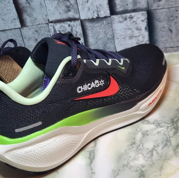 Nike Air Zoom Pegasus 41 Black /Bright Crimson Chicago Marathon Size 5